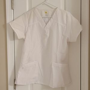 Medium WonderWinc White Scrub Top